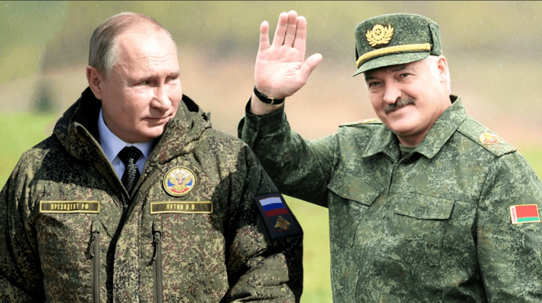 Владимир Путин, Александр Лукашенко, Путин и Лукашенко, Путин в военной форме, Лукашенко в военной форме