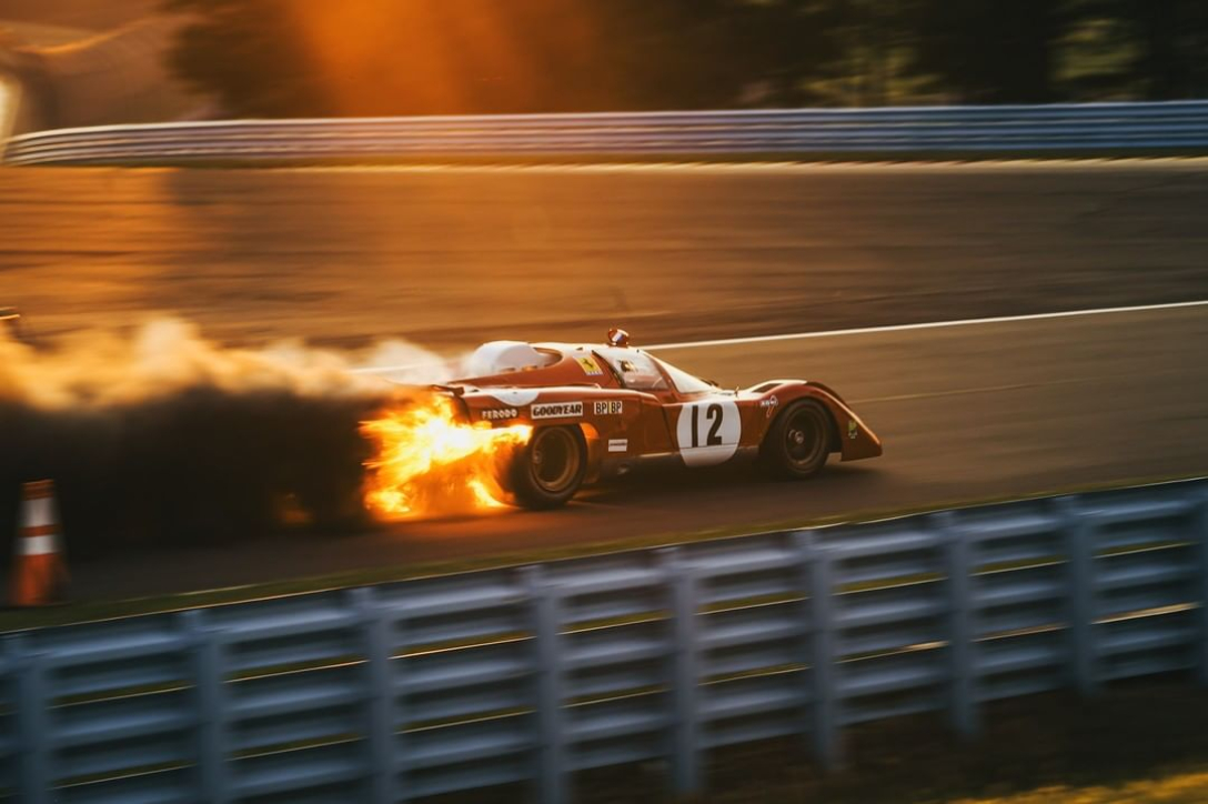 суперкар феррарі пожежа, Ferrari 512M 1971, Ferrari 512M, Ferrari 512, спорткар Ferrari, згорів Ferrari