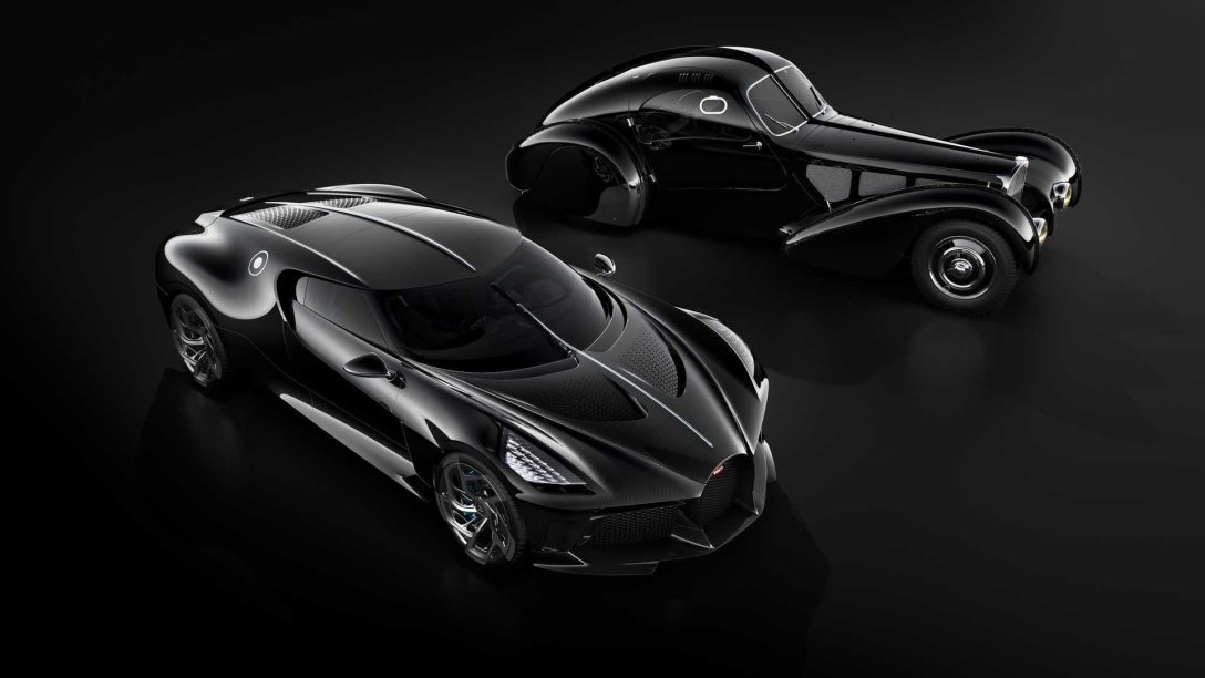 Bugatti La Voiture Noire и Bugatti Type 57 SC Atlantic