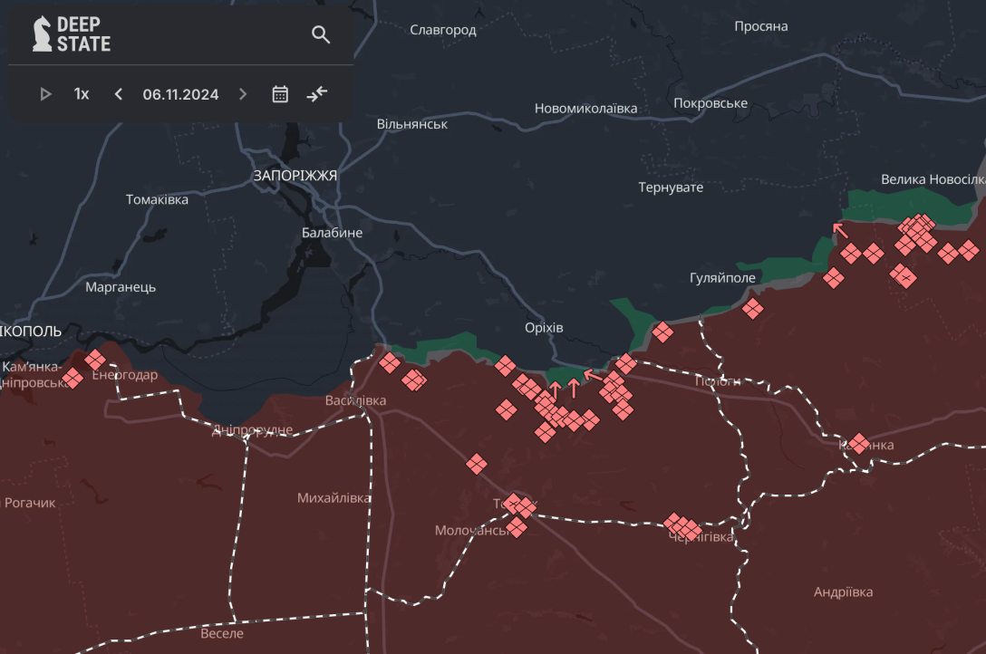 Карта бойових дій