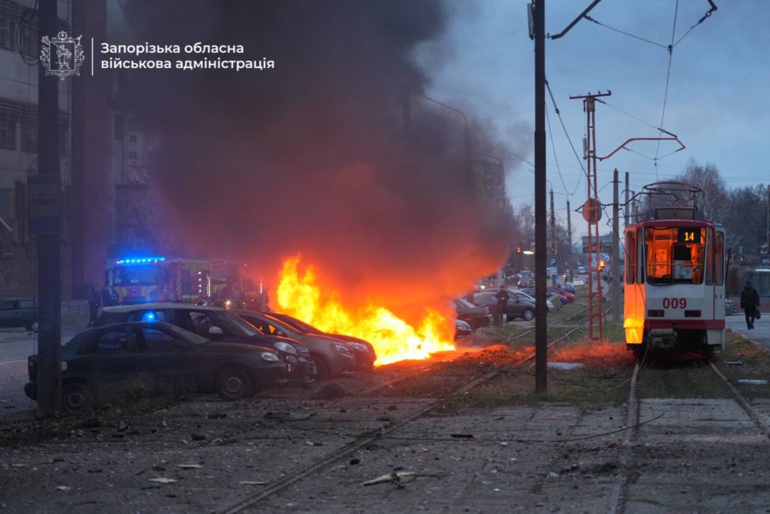 запоріжжя, вогонь, атака 8 січня