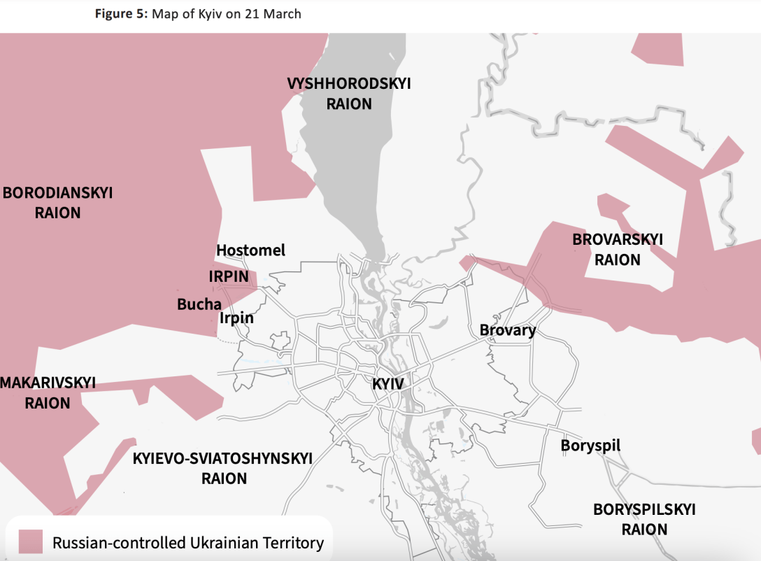 Карта обороны Киева