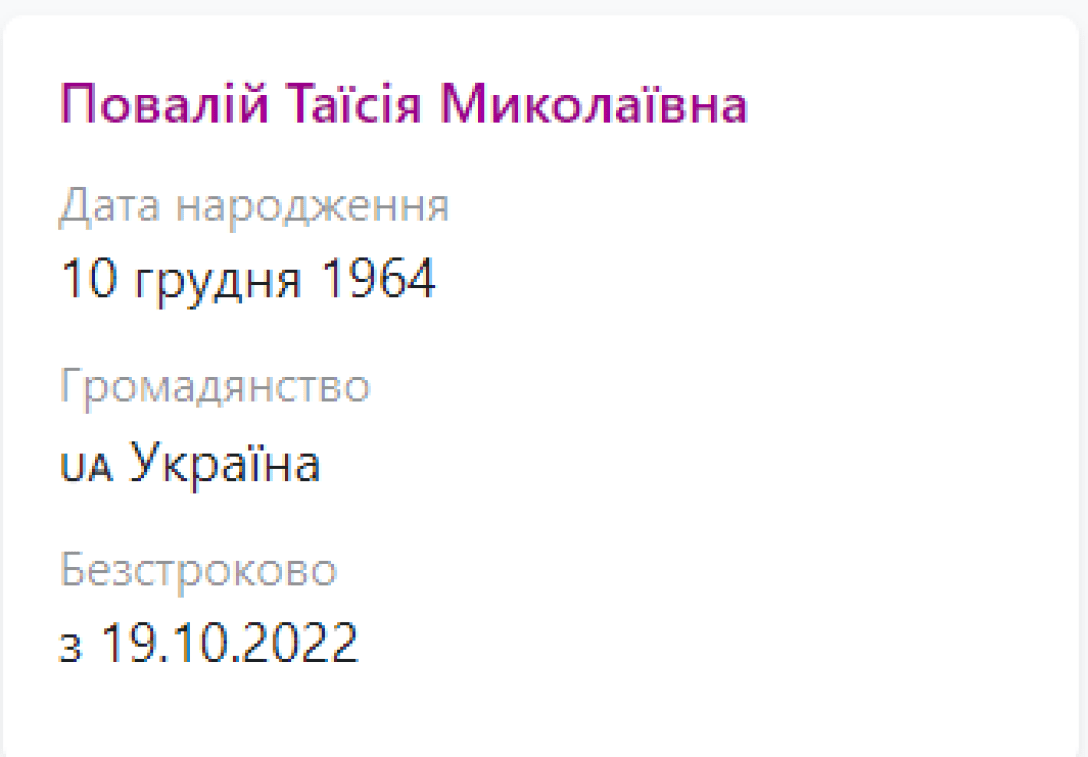 Таисия Повалий получила российское гражданство – видео