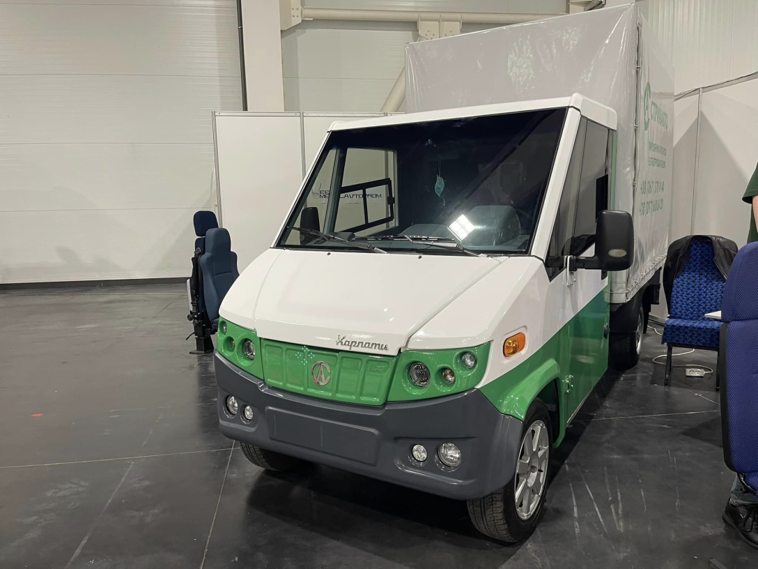 Электрический грузовик Карпаты, украинский электромобиль, грузовой электромобиль, электрический грузовик