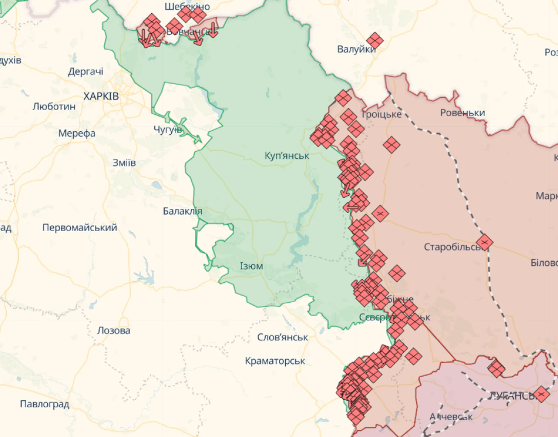 Ситуація на Краматорському і Куп'янському напрямках станом на 4 червня