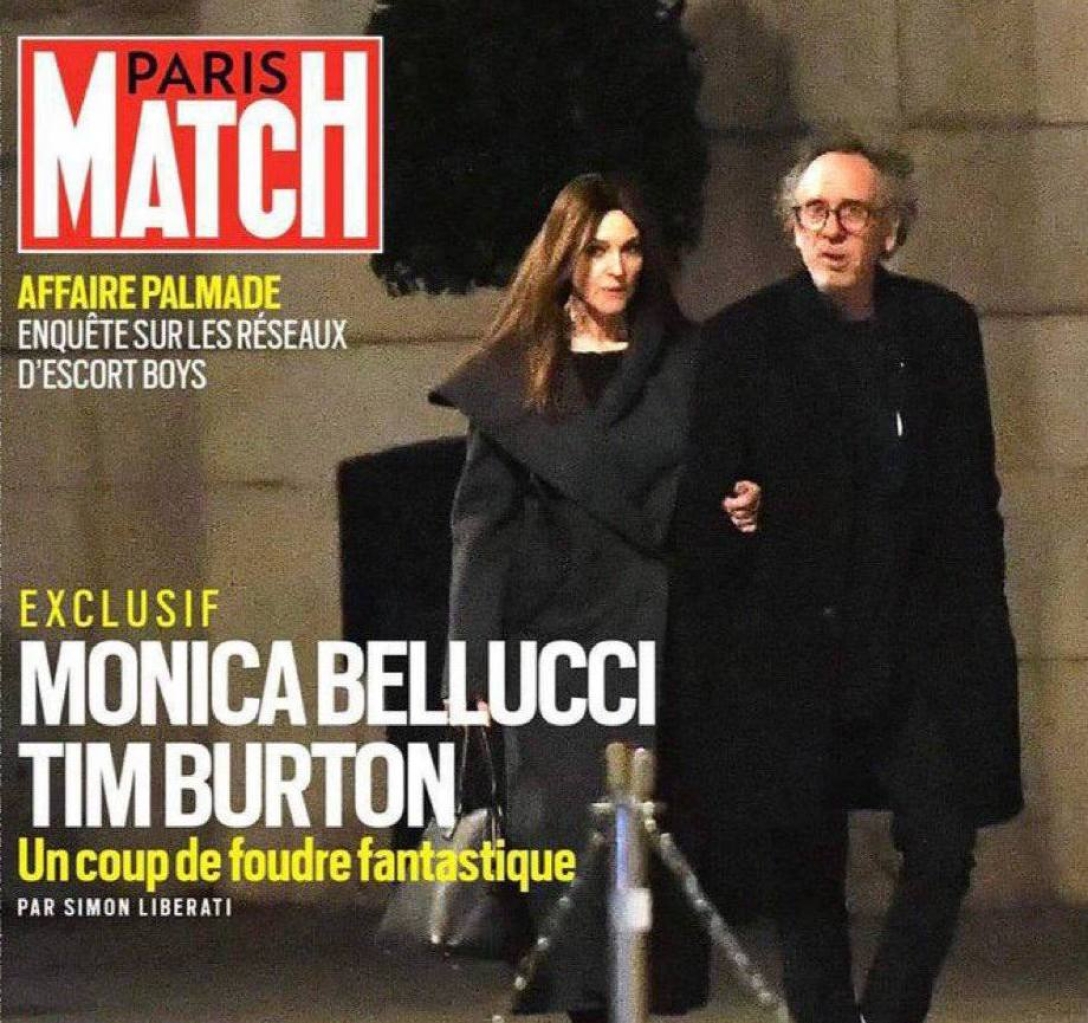 Моника Белуччи и Тим Бертон встречаются, – Paris Match