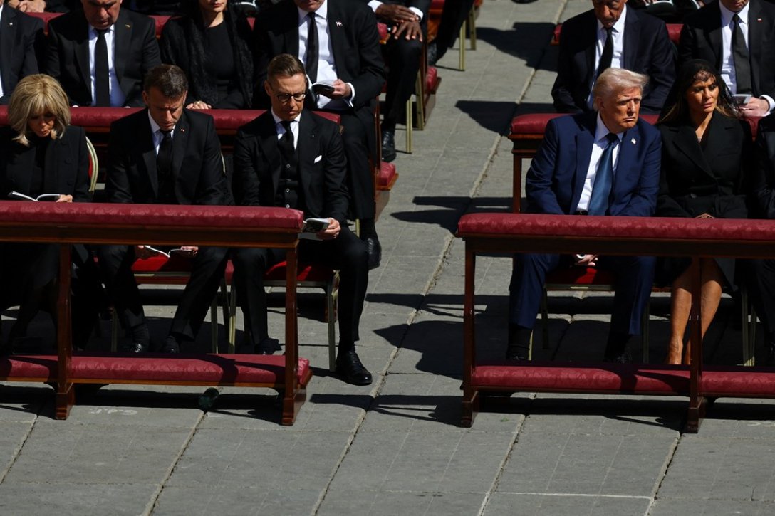 На церемонии прощания