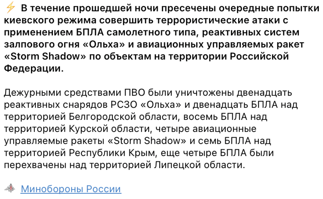 Липецька область, атака БПЛА, атака безпілотників, атака дронів, атака Росія, Міноборони РФ, Міністерство оборони Росії