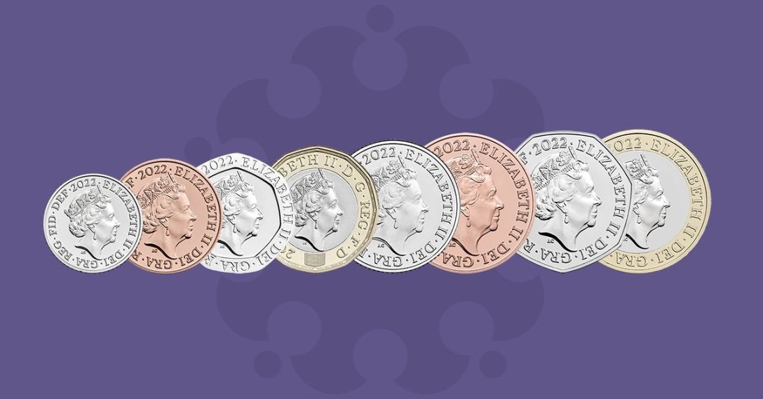 Чарлз III, принц Чарлз, монета, лири стерлинги, пенсове, нови британски монети