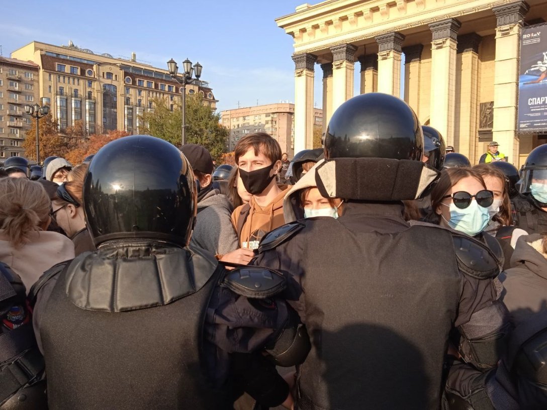 протести в Новосибирск