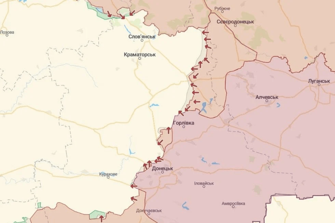  карта, фронт 