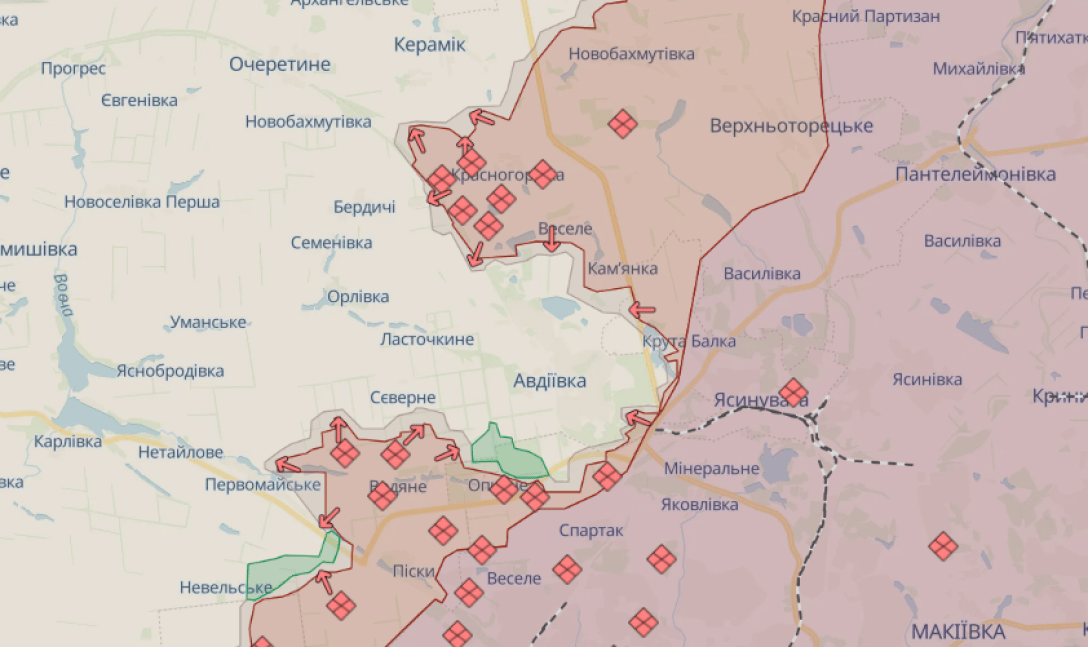 Ситуация на Авдеевском направлении, бои под Авдеевкой qhhieidzriquuzrz