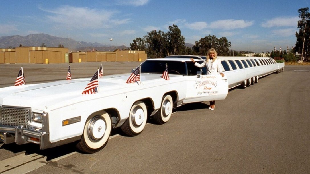 Лимузин The American Dream, The American Dream, самый длинный авто в мире, Cadillac Eldorado, лимузин Cadillac