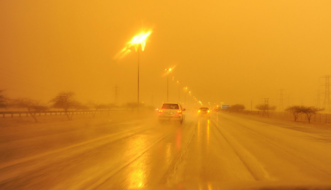 Жега в град Кувейт, Кувейт, необичайна жега, пясъчни бури, консумация на електричество, вода кипи, птици падат, качество на живот
