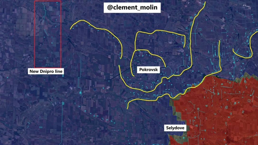 Fortificaciones de defensa en la región de Dnipropetrovsk