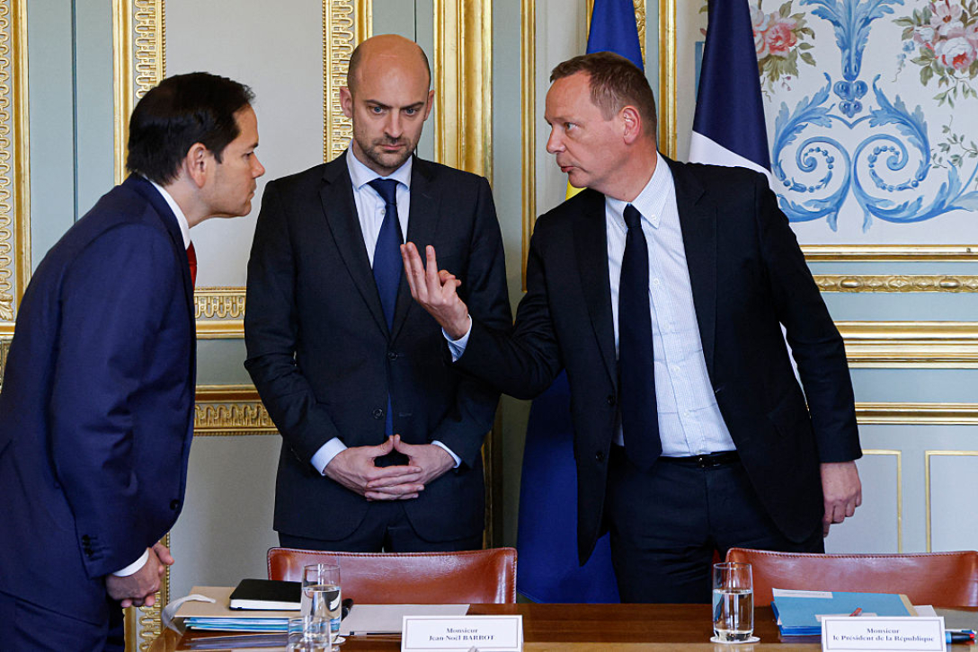 Жан-Ноэль Барро, Марко Рубио, Эммануэль Бонн, дипломатическая встреча в Париже, переговоры в Париже, переговоры о перемирии, когда будет перемирие, переговоры с США