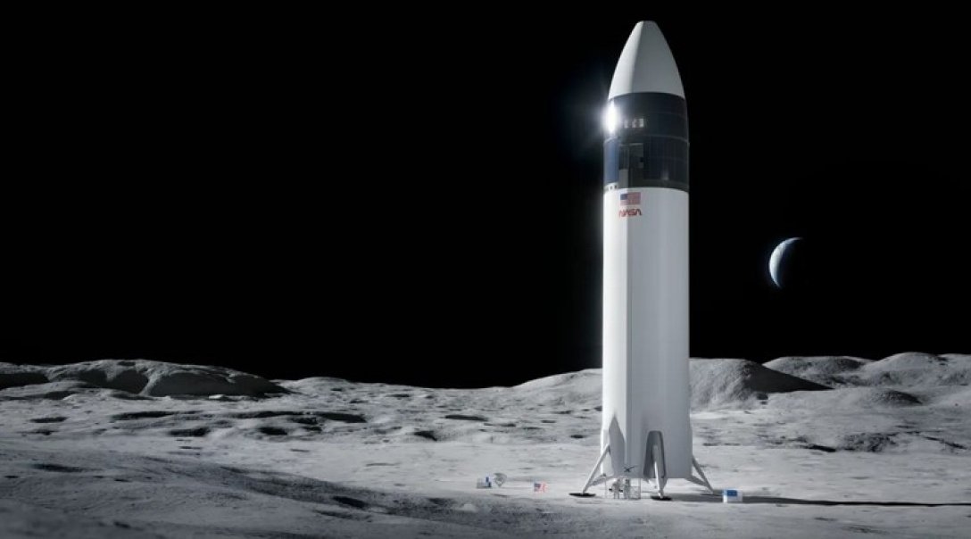 starship, Місяць, SpaceX
