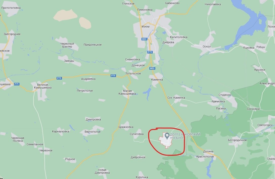 Карта изюмского района харьковской области подробная