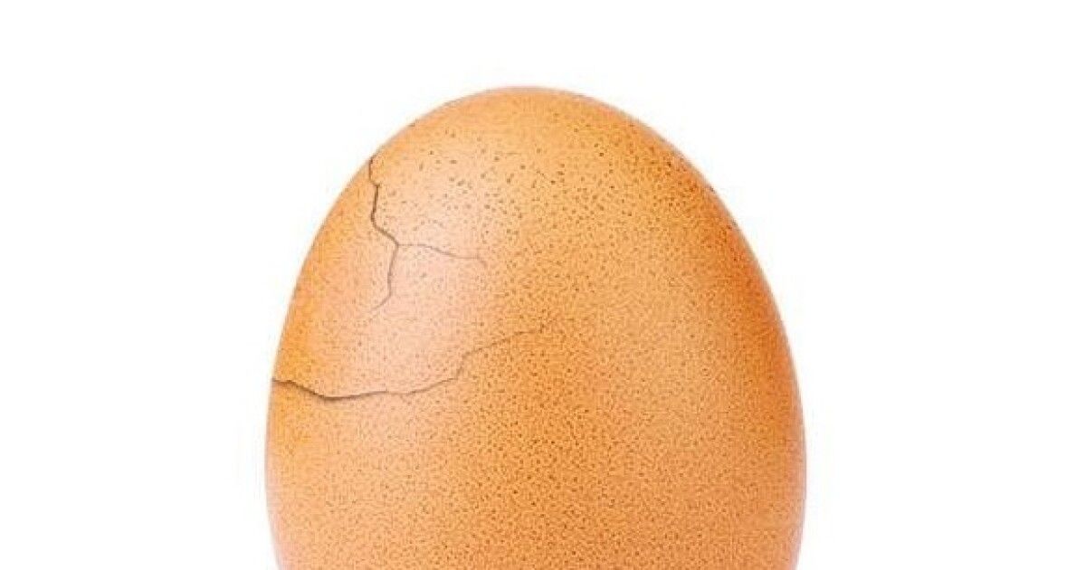 Самое популярное фото в инстаграм яйцо