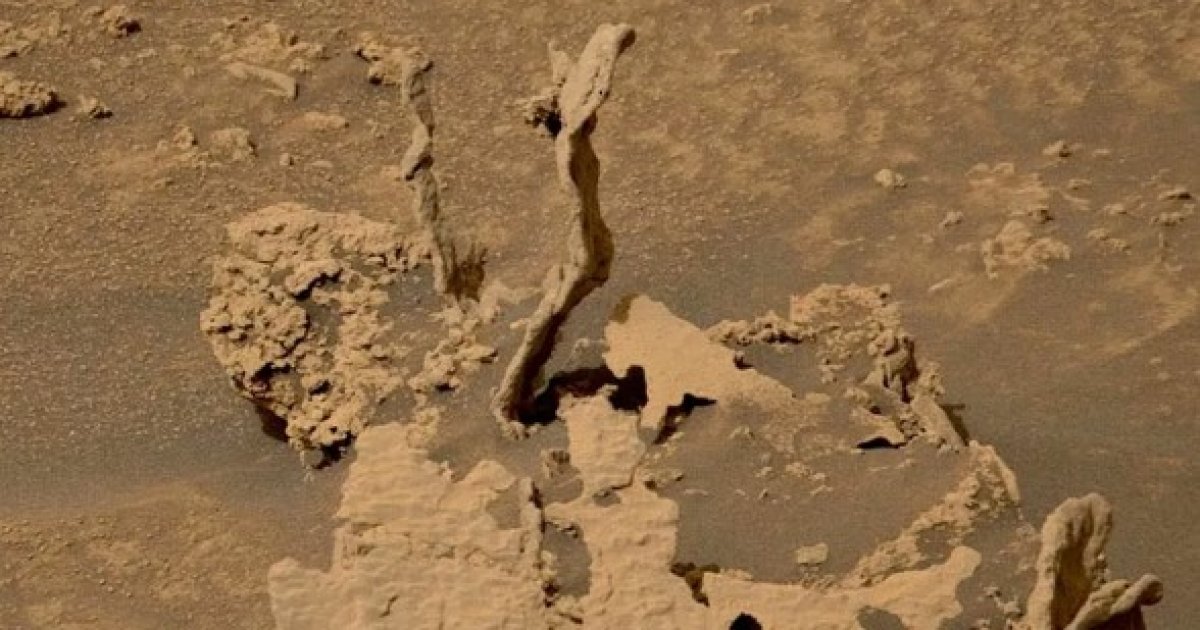 Curiosity rover discovers unusual ‘pillars’ on the Red Planet (photo)