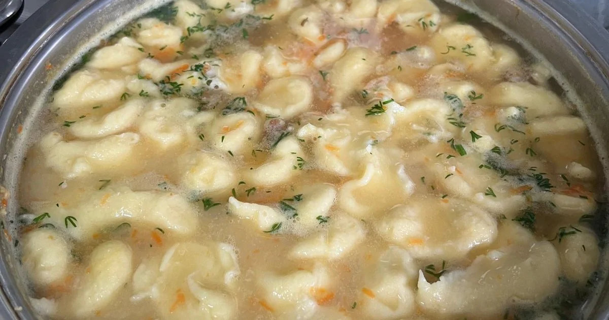 Суп с галушками, пошаговый рецепт на ккал, фото, ингредиенты - Елена-Sh