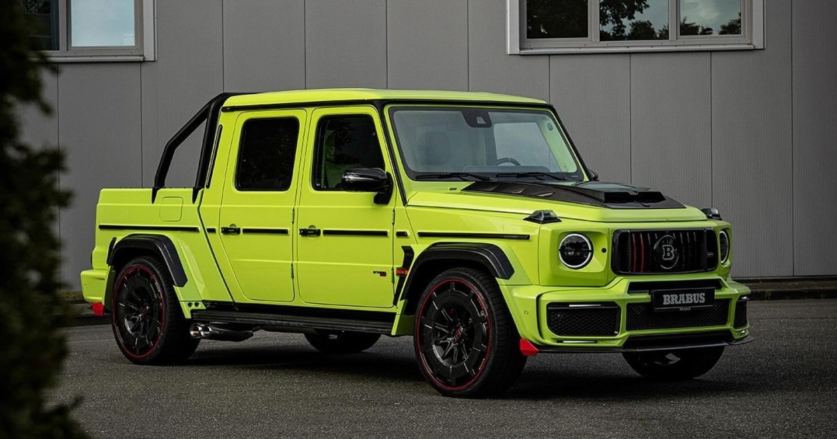 900 сил и море карбона: презентован яркий пикап «Гелендваген» (фото)