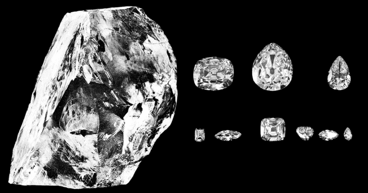 Десятка самых крупных алмазов в мире