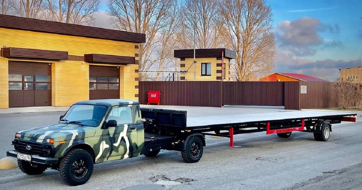 Почти фура: как выглядит самый необычный тюнинг Нивы