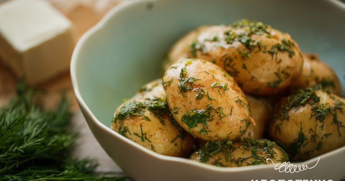 Молодая картошка в духовке - рецепты с фото