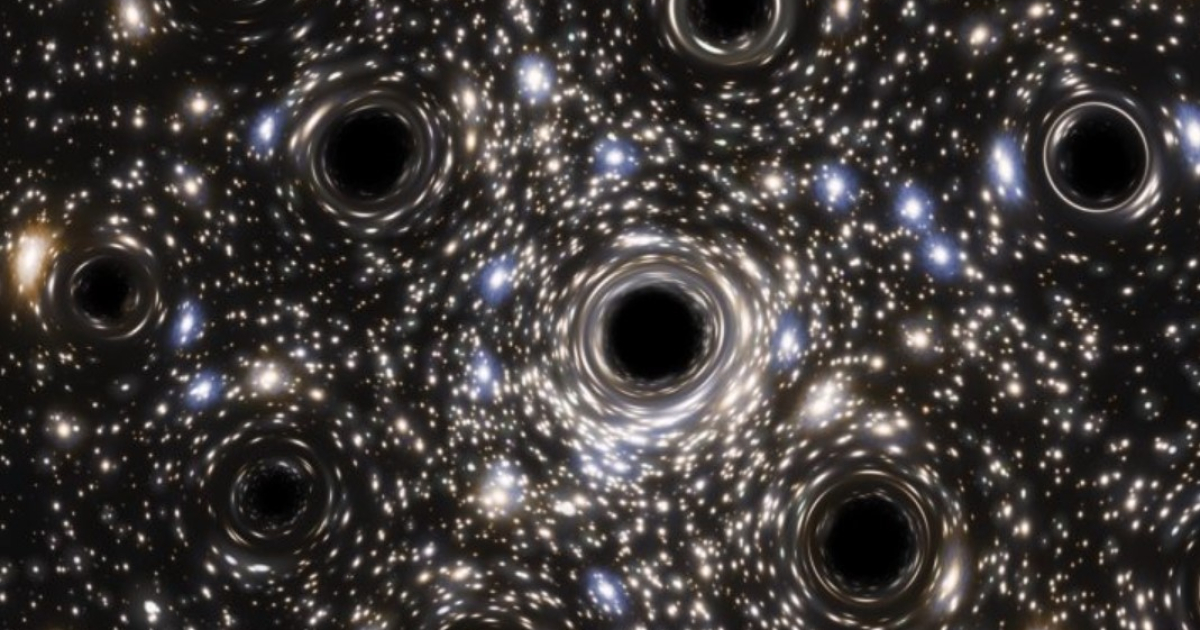 An entire swarm of black holes is moving through the Milky Way: it stretches over 30 thousand light years