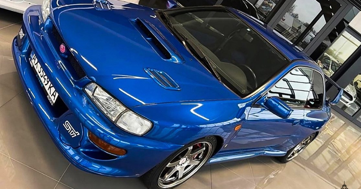 The rarest and most expensive Subaru in history lit up in Ukraine (photo)