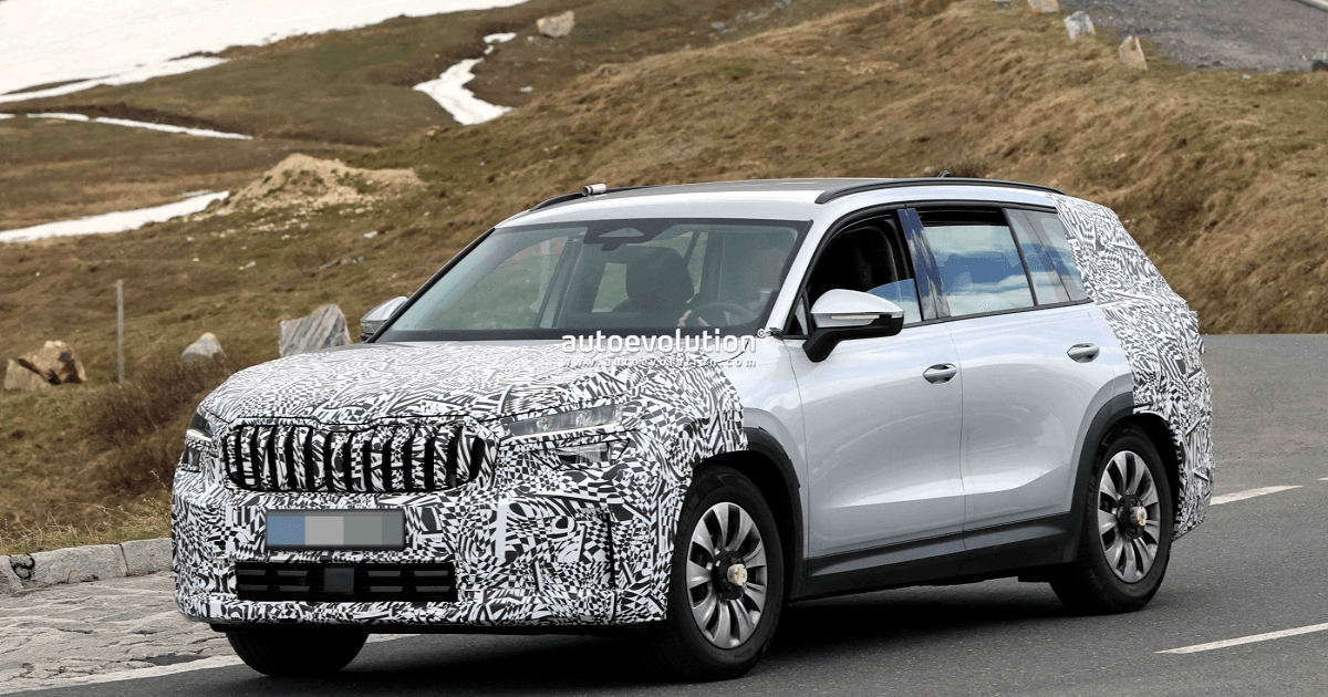 Skoda тестирует обновленную модель Kodiaq 2027 года — как выглядит