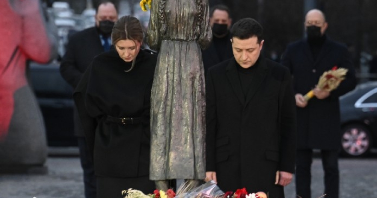 “We will never forget”.  The Zelensky couple honored the memory of the victims of the Holodomors in Ukraine (video)