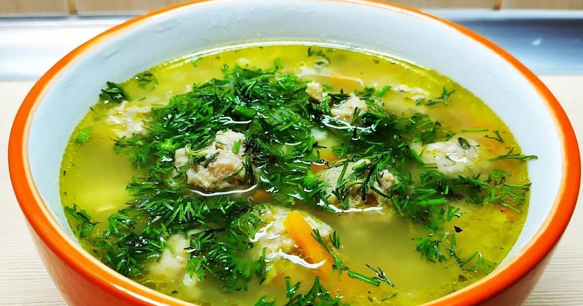 Суп с фрикадельками из фарша: 23 рецепта с фото | Меню недели