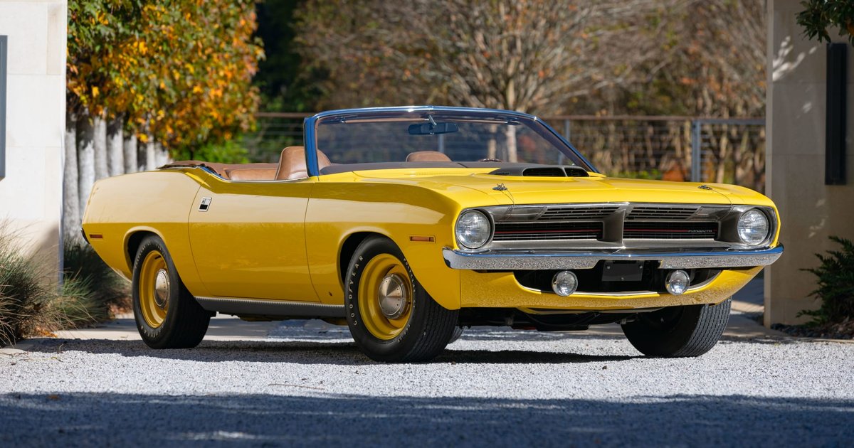 Plymouth Barracuda Hemi 1970 года продают за 3 миллиона долларов