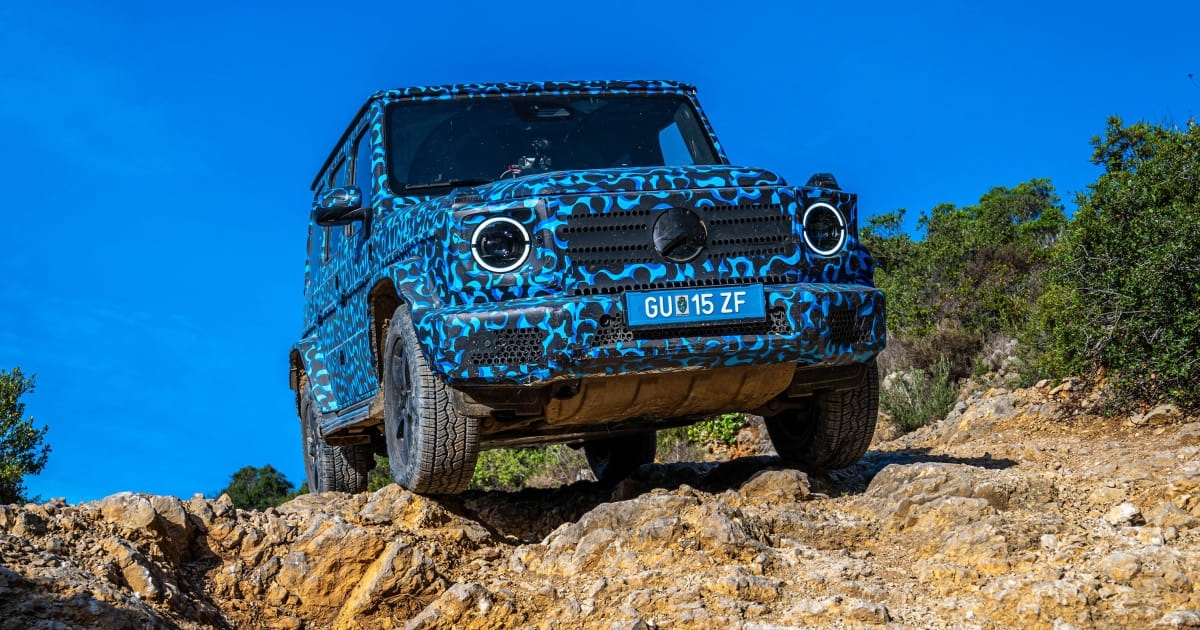 Электрический Гелендваген впервые продемонстрировал свои возможности на ...