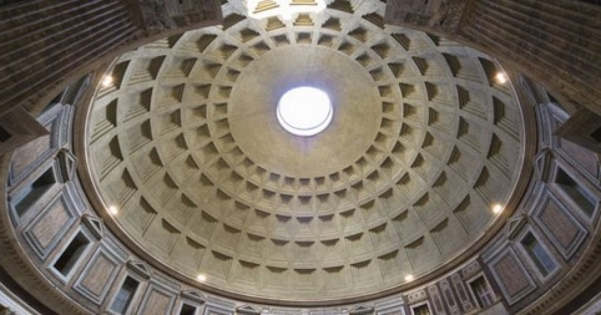 Why was concrete in ancient Rome so strong?