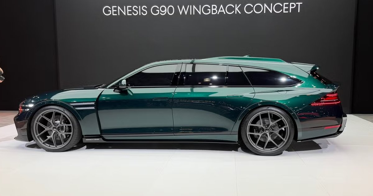 Роскошный универсал Genesis G90 Wingback представили в Нью-Йорке — фото