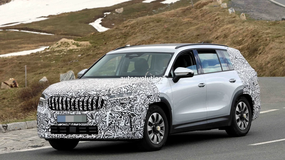 ここあ丸 Skoda тестирует обновленную модель Kodiaq 2027 года — как выглядит