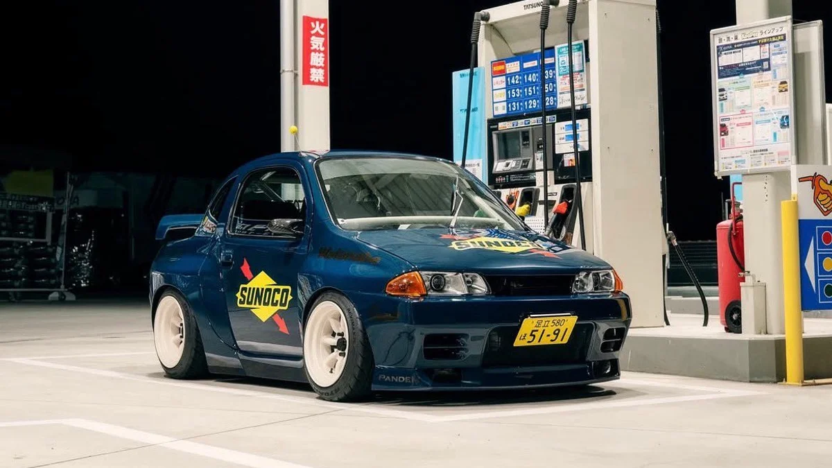 Миниатюрная копия Nissan Skyline GT-R R32 создана на базе Suzuki