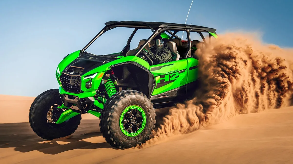 Мотовездеход Kawasaki Teryx H2 на 250 сил поступил в продажу
