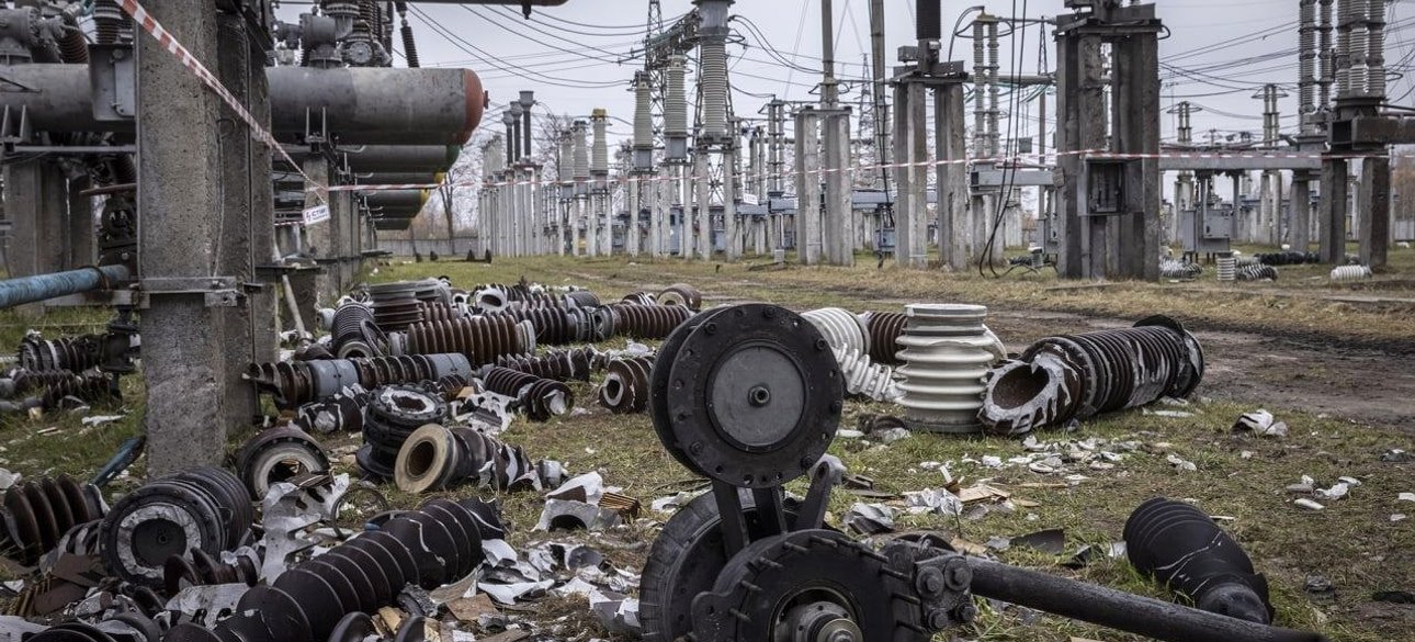 энергетика, обстрел, ракетный удар, разрушения