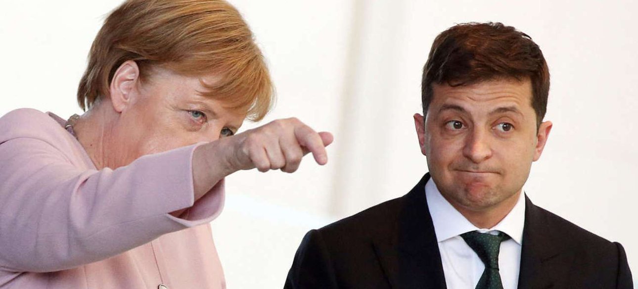 Меркель и Зеленский