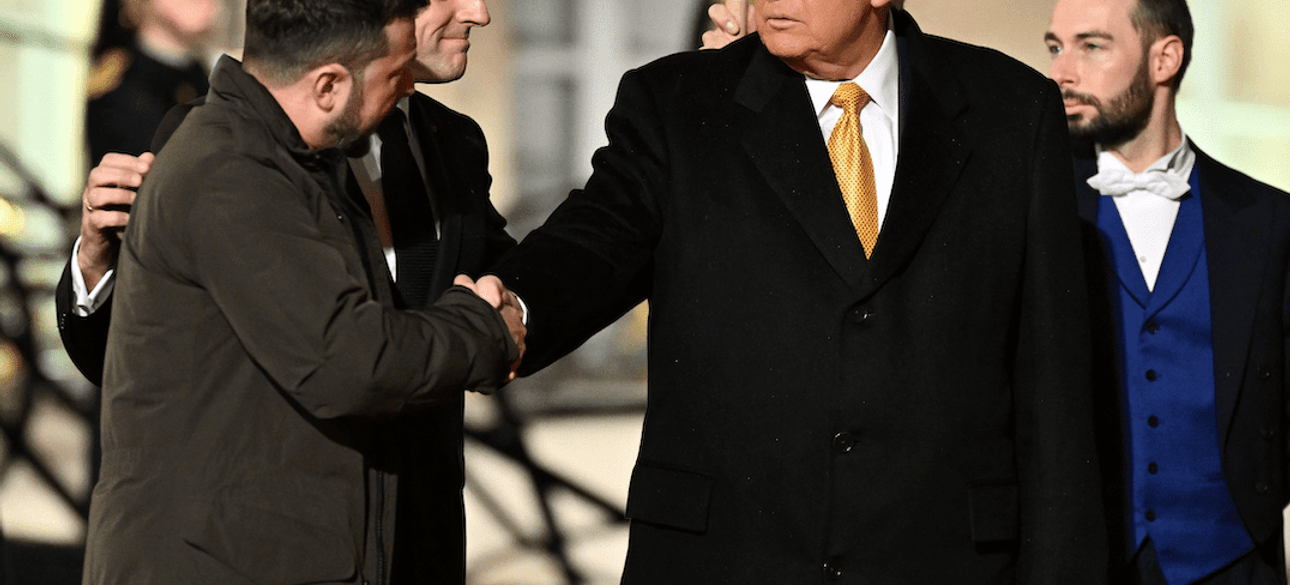 трамп, зеленський, макрон