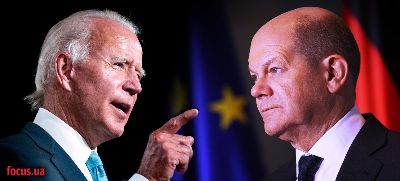 олаф шольц, джо байден, зустріч шольца і байдена, візит шольца в сша, байден шольц переговори, шольц прибув у сша, Білий Дім військова допомога, військова допомога 400 млн, санкції проти Китаю, сі Цзіньпін сша, сша китай, нато китай