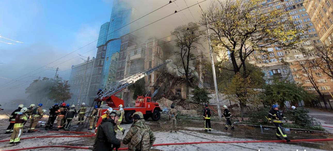 Атака Киев, дрон-камикадзе Shahed-136, 17 октября 2022 года