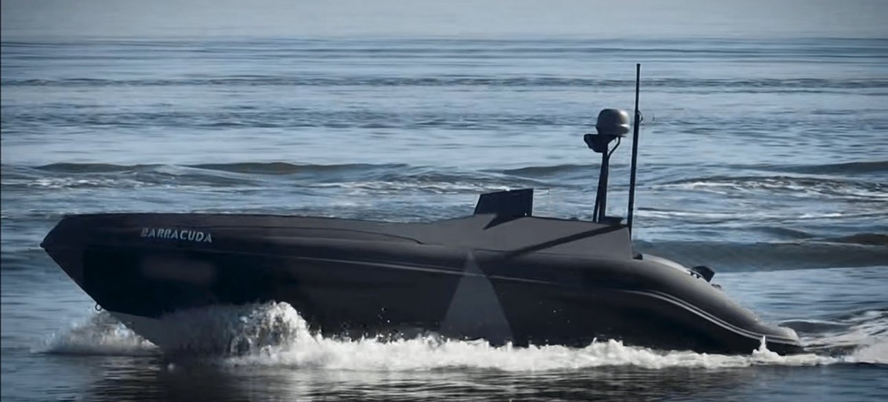Украинский морской дрон Barracuda