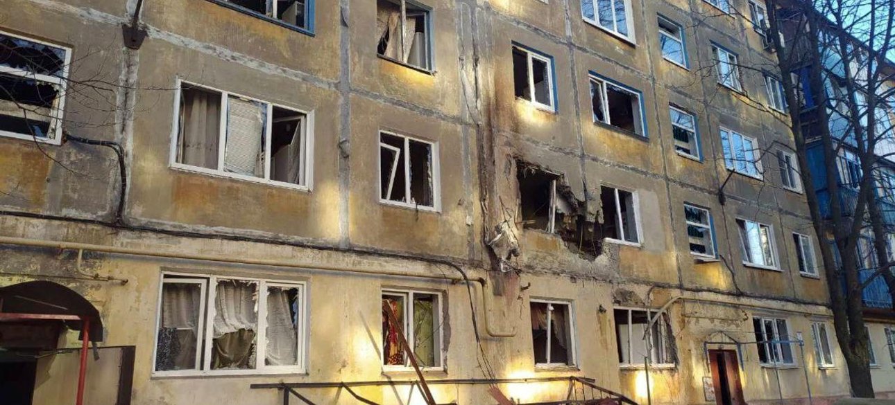 вугледар, будинок, обстріл