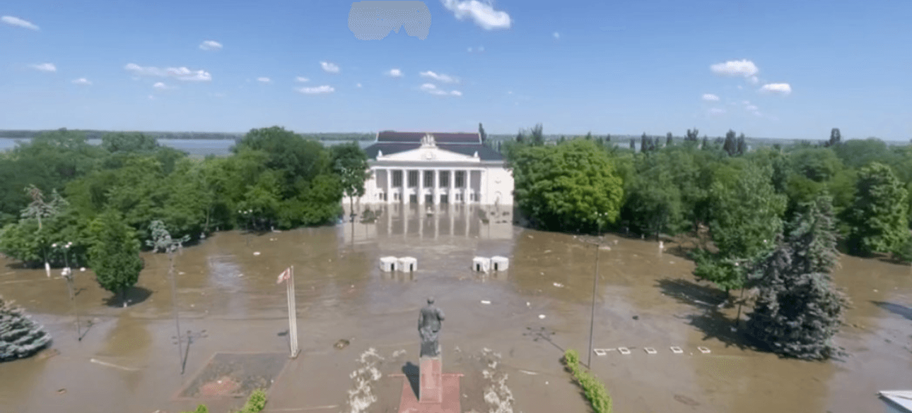 Каховська ГЕС, війна, затоплення, Дніпро