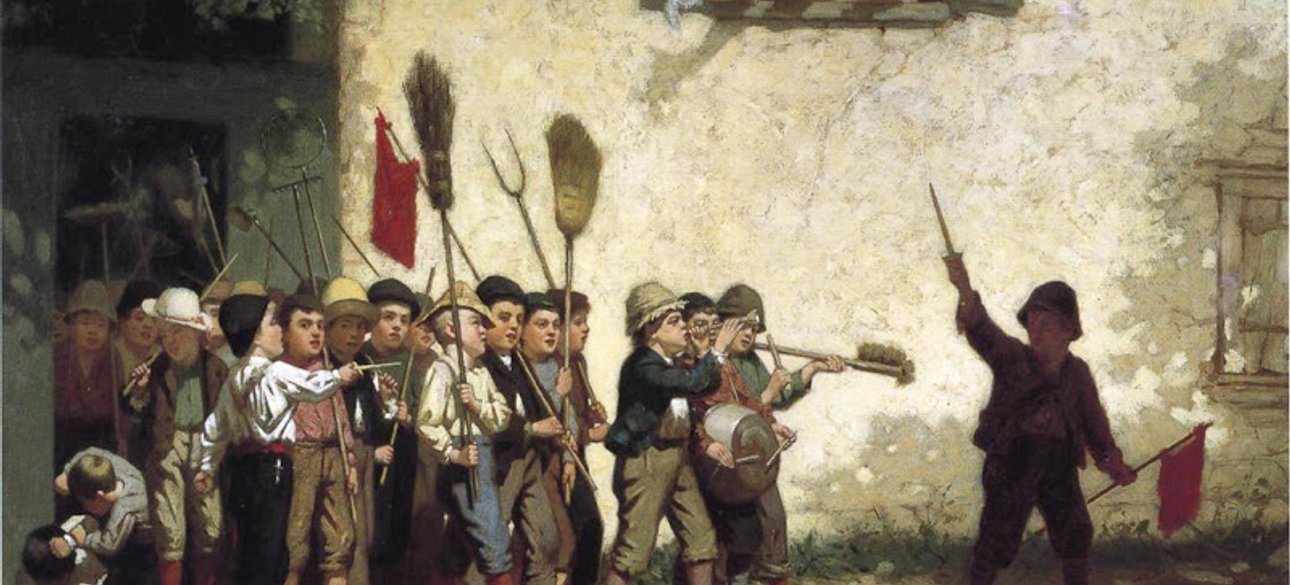 "Дети играют в войну" / William Penn Morgan